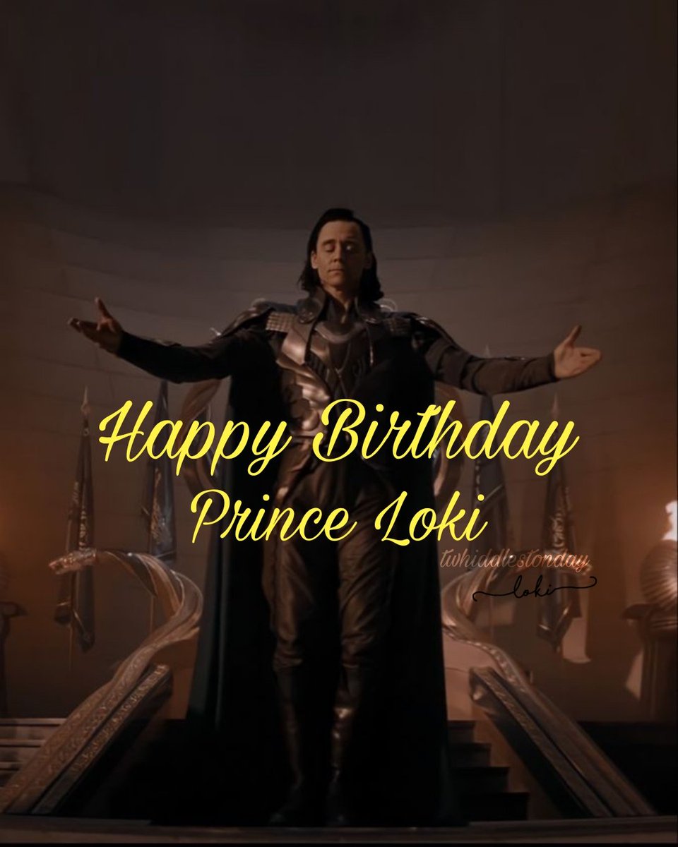 𝒉𝒂𝒑𝒑𝒚 𝒃𝒊𝒓𝒕𝒉𝒅𝒂𝒚 𝑷𝒓𝒊𝒏𝒄𝒆 𝑳𝒐𝒌𝒊
#loki #lokilaufeyson #lokiodinson #TomHiddleston #Marvel #mcu #TomHiddlestonArmy #TomHiddlestonSupoort