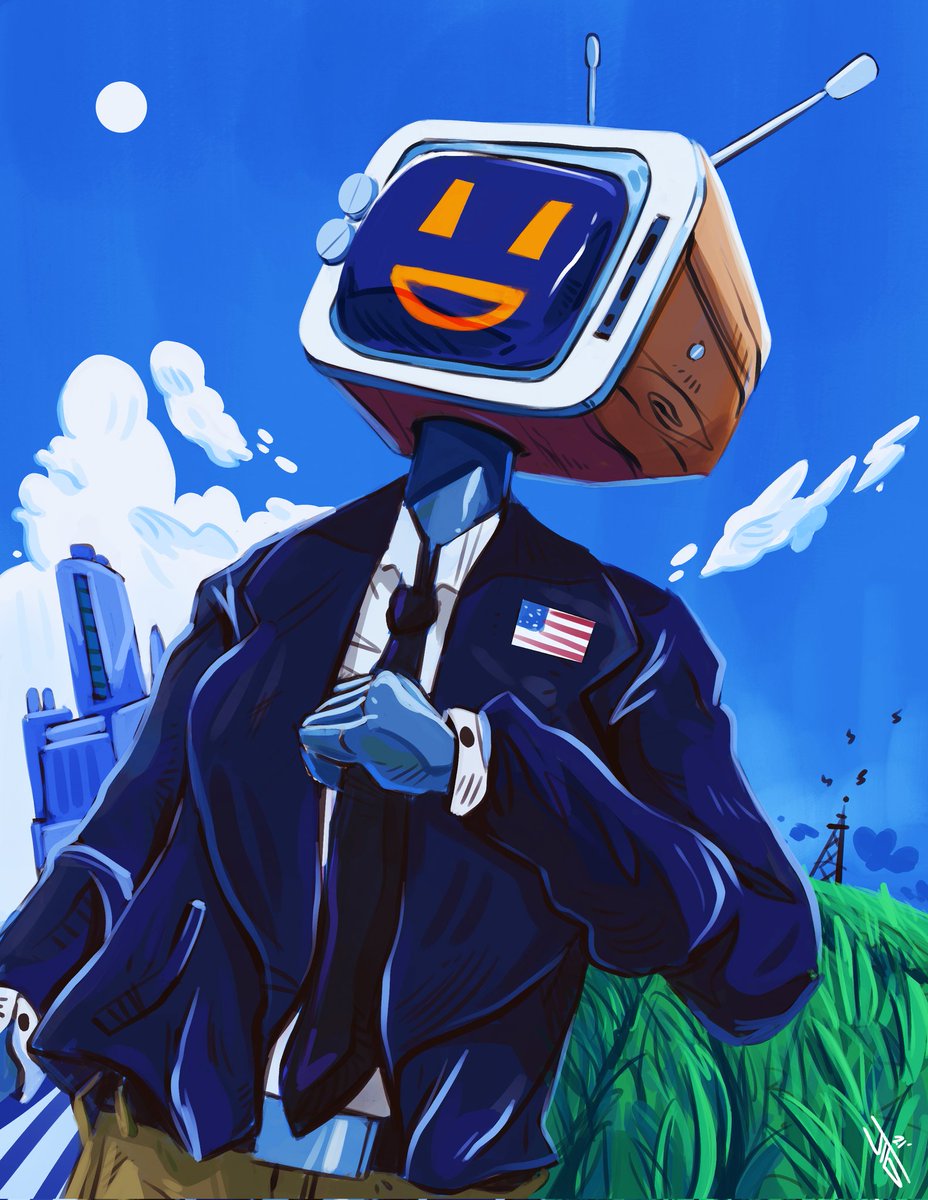 isayoof's tweet photo. If you'll take a seat the Broker Bot will be right with you. Thank you again for coming in.
_____
#photoshop #design #digitalart #illustration #colorful #photo #pic #music #michigan #follow #art #artsy #artist #artwork #aesthetic #pic #business #painting #paint #style https://t.co/whlOeR5OcU