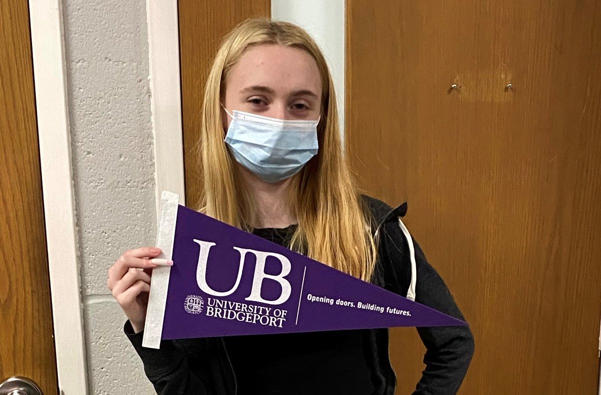 Congrats to Ryleigh O. and Ashley O. on their acceptances to <a href="/UBridgeport/">University of Bridgeport</a> today during Instant Decision Week! <a href="/DerbyRedRaider/">Derby High School</a> <a href="/RedRaiderCT/">MaskedRedRaider</a> Instant Decision Week wraps up on Tuesday, Dec. 21 with <a href="/UNewHaven/">University of New Haven</a> #DerbyStrong