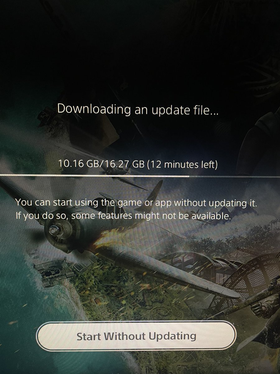 ntnbst's tweet photo. @ModernWarzone why there is an option to start without updating if you cant start without updating 😑 https://t.co/J9YkLTeAO5