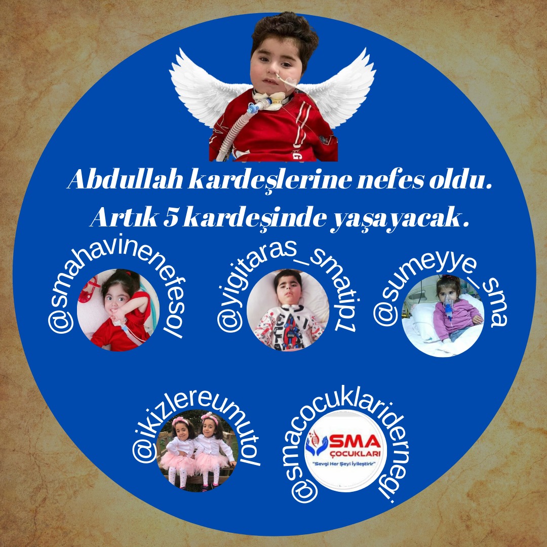 Abdullah 5 kardeşine nefes oldu.