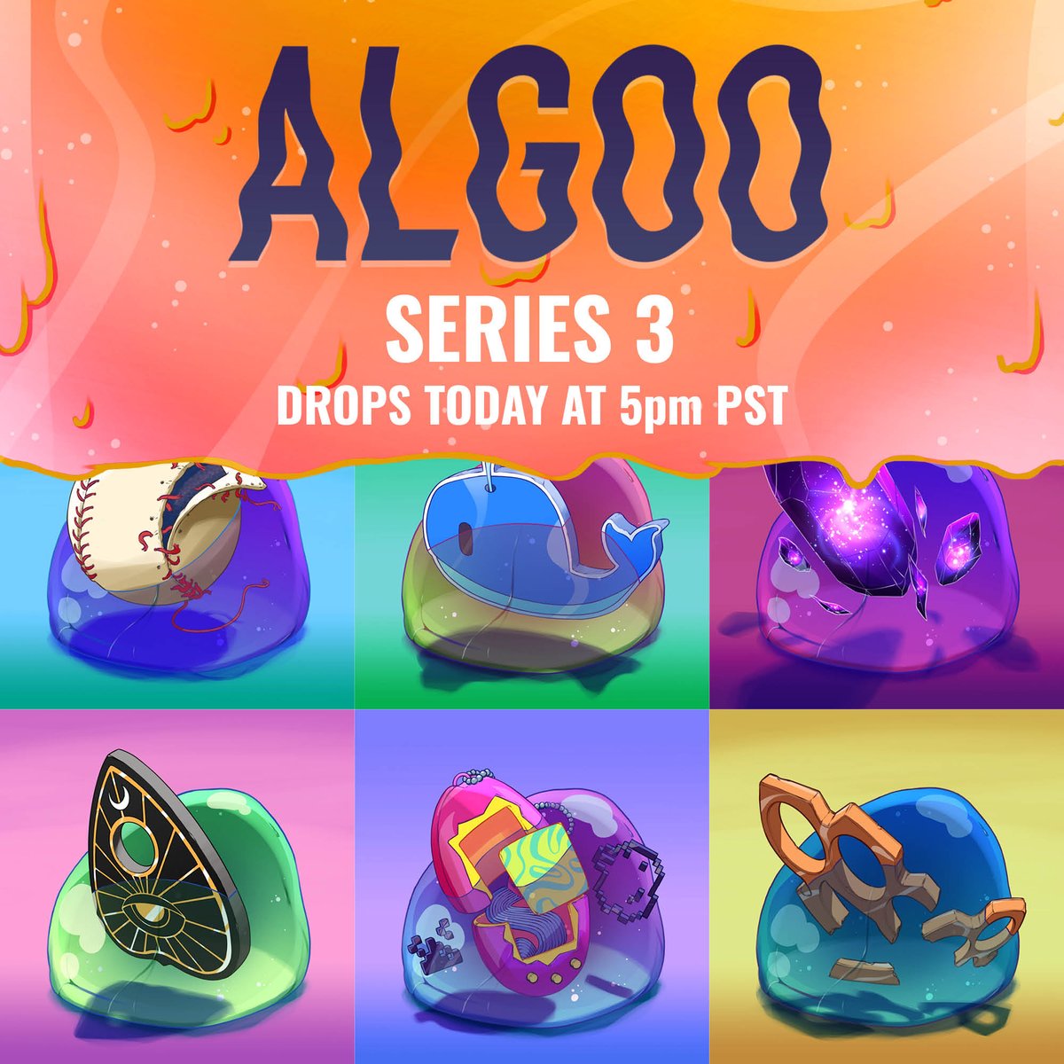 AlgooNFT's tweet photo. 📢📢📢
ALGOO Series 3 drops today @ 5pm PST!
Like, Retweet and tag 2 friends for your chance to win 1 of the 10 Algoo NFTs!
Winner will be announced at 5pm once the series is live here https://t.co/aAbmyYQUVc
Good Luck!
$Algo #AlgoNFT #Algorand #Algoo https://t.co/r0O1o4fdcT