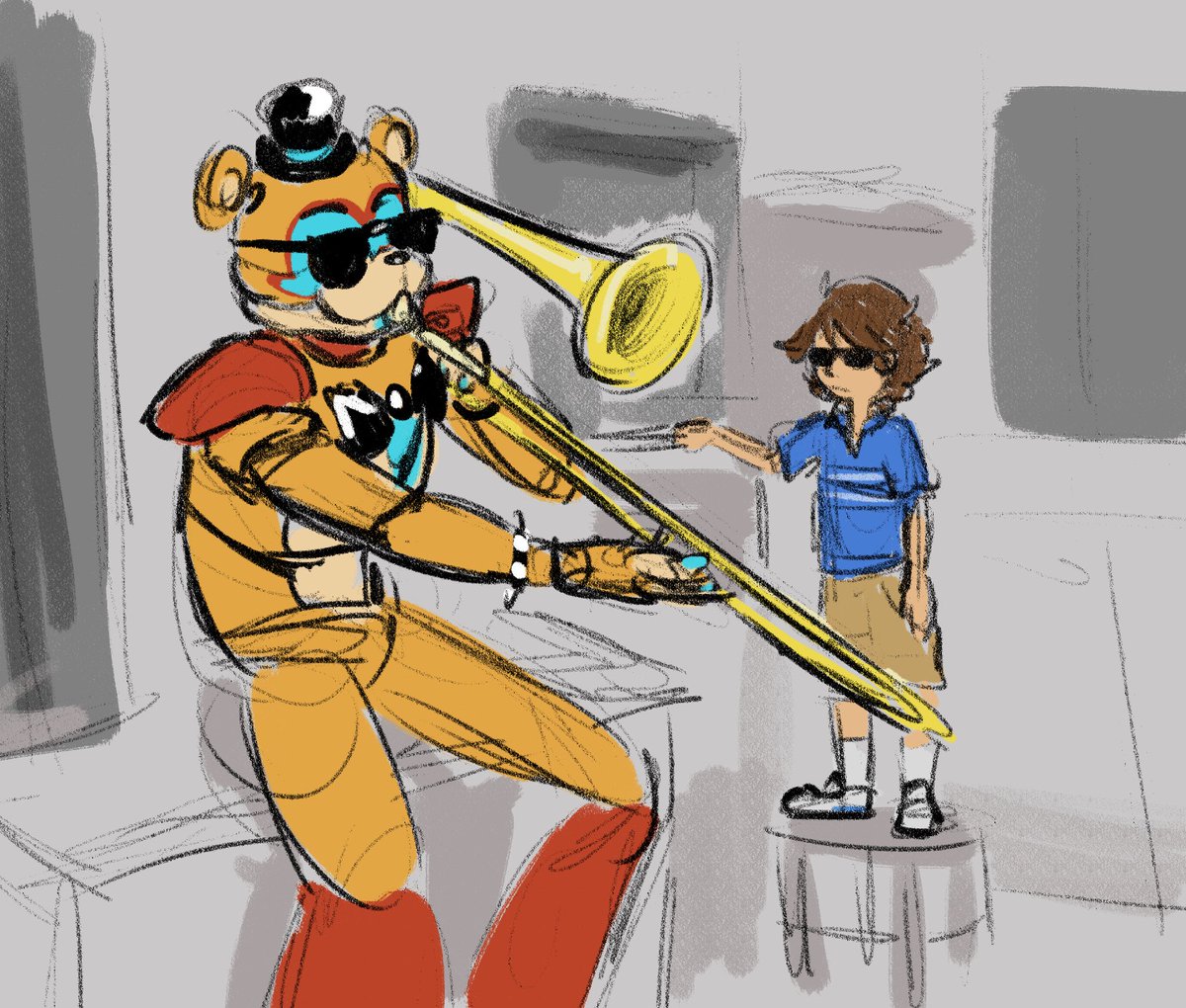 Картинки грегори из фнаф 9 грегори