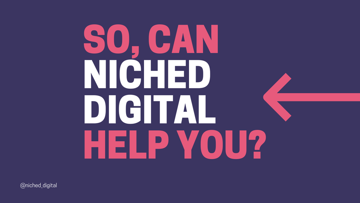 niched_digital's tweet photo. We're very clear about who we can effectively help and what we can confidently offer. Because we want to give you the best return on your investment.

You'll wonder: how did you ever survive before? 👀 That’s how seriously we take our partnerships.

So, this you? https://t.co/fAZTqAASm0