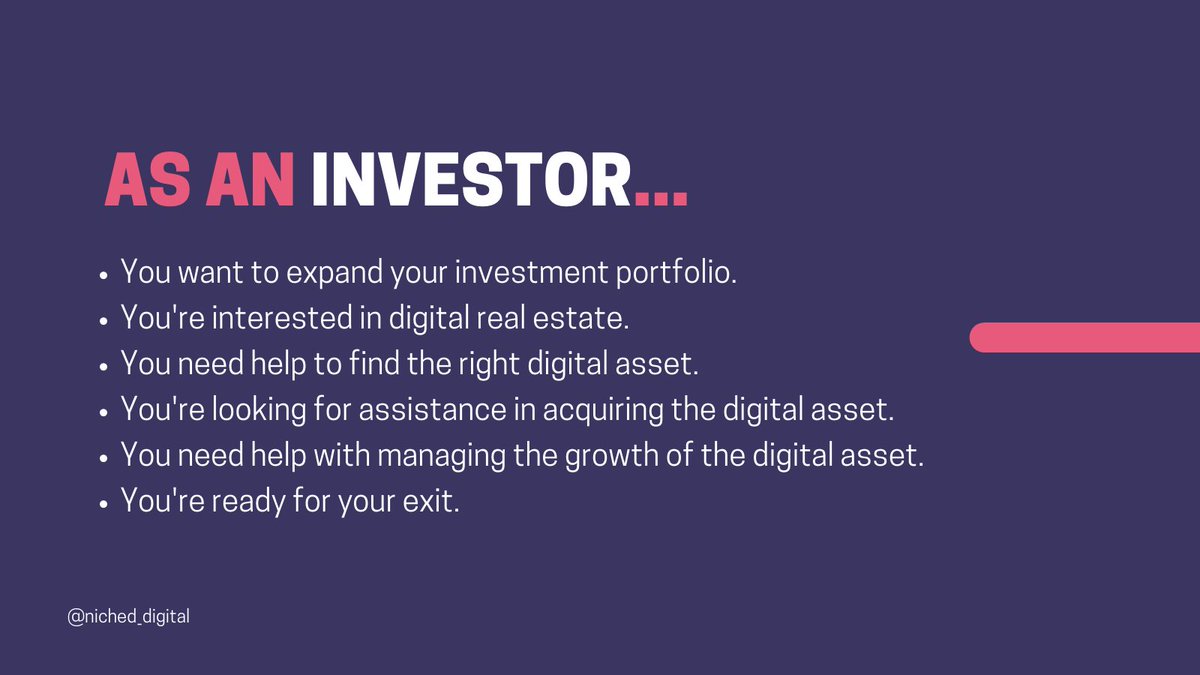 niched_digital's tweet photo. We're very clear about who we can effectively help and what we can confidently offer. Because we want to give you the best return on your investment.

You'll wonder: how did you ever survive before? 👀 That’s how seriously we take our partnerships.

So, this you? https://t.co/fAZTqAASm0