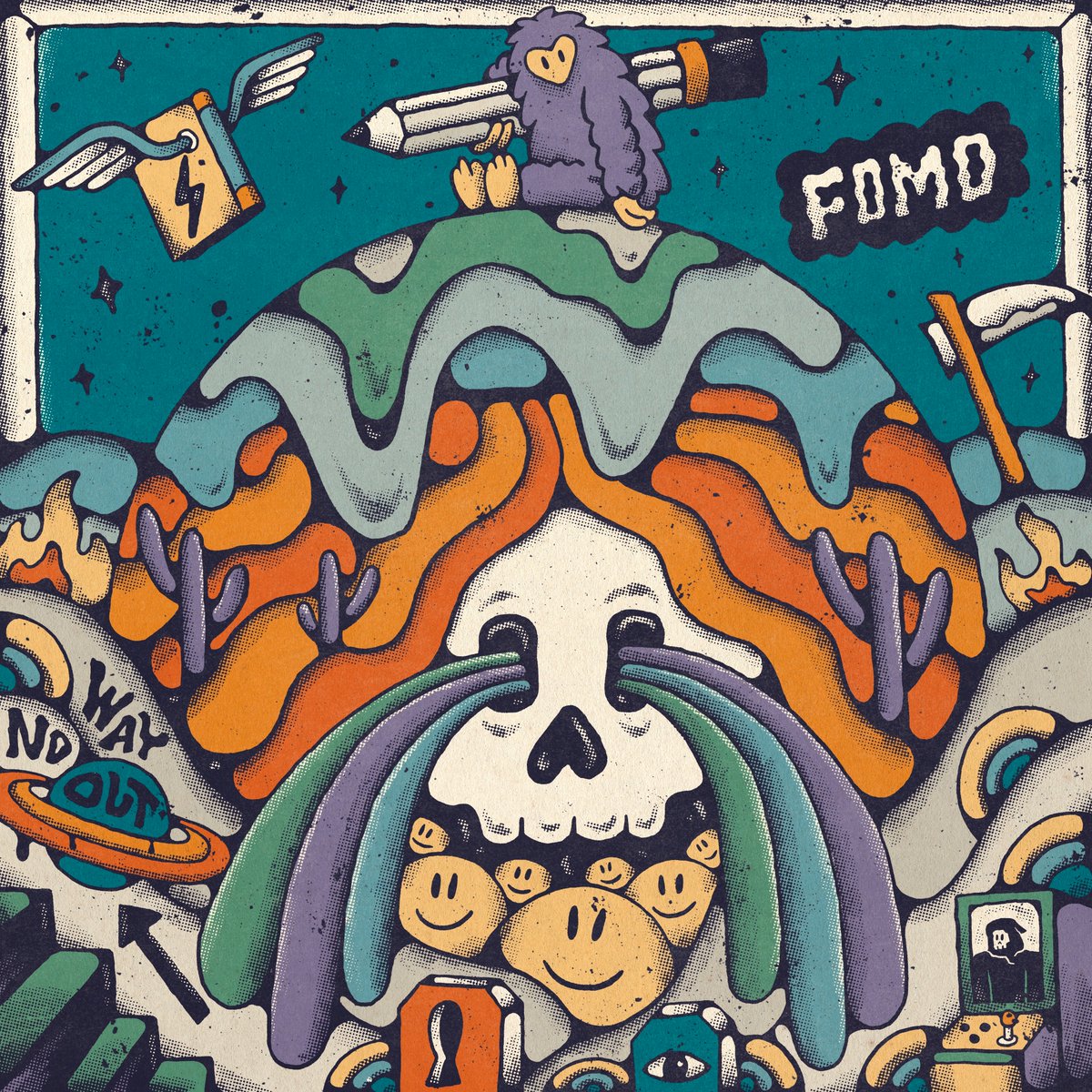 ⚡️Latest work⚡️
"Top of the World"
Dropping in 2hrs on $tezos