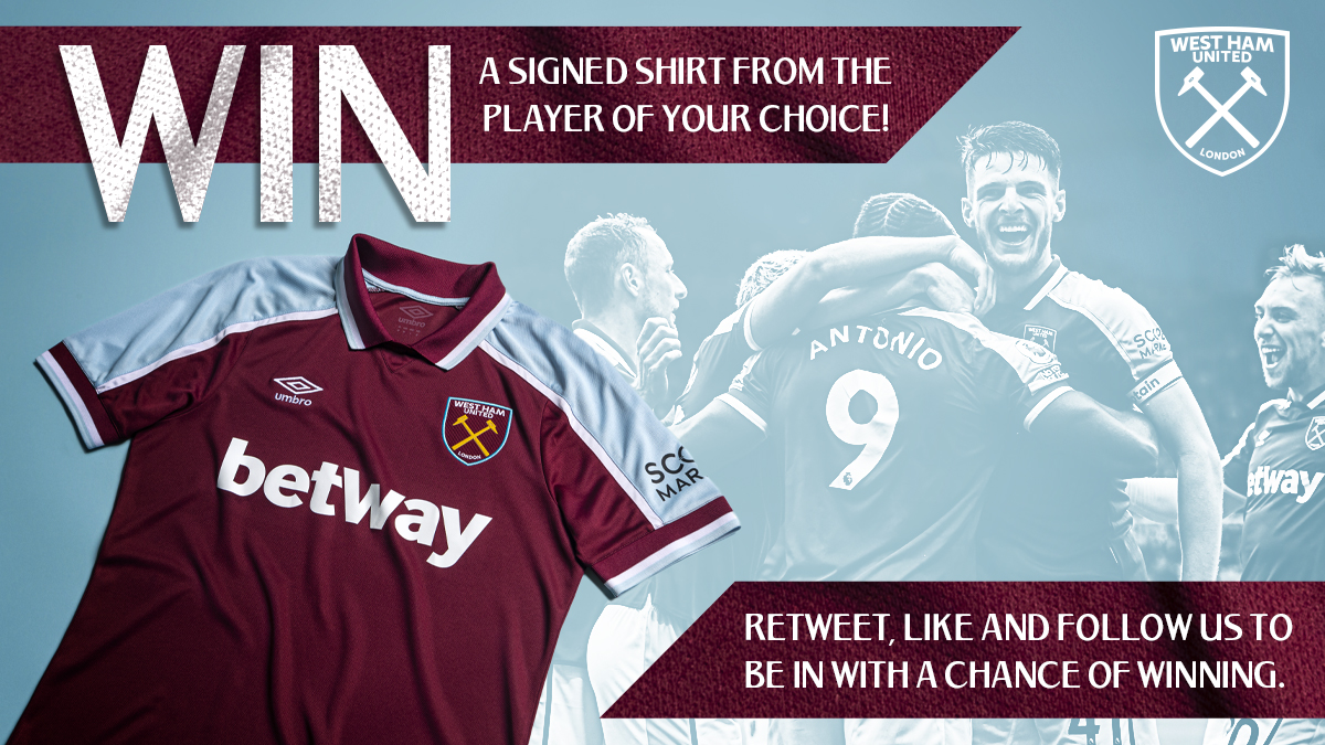 ⚒️| Win a 2021/22 signed shirt from the player of your choice! Retweet, like and make sure you’re following us to be in with a chance of winning! We will announce the winner next week ahead of Christmas. Which player would you choose? #HammersHelp