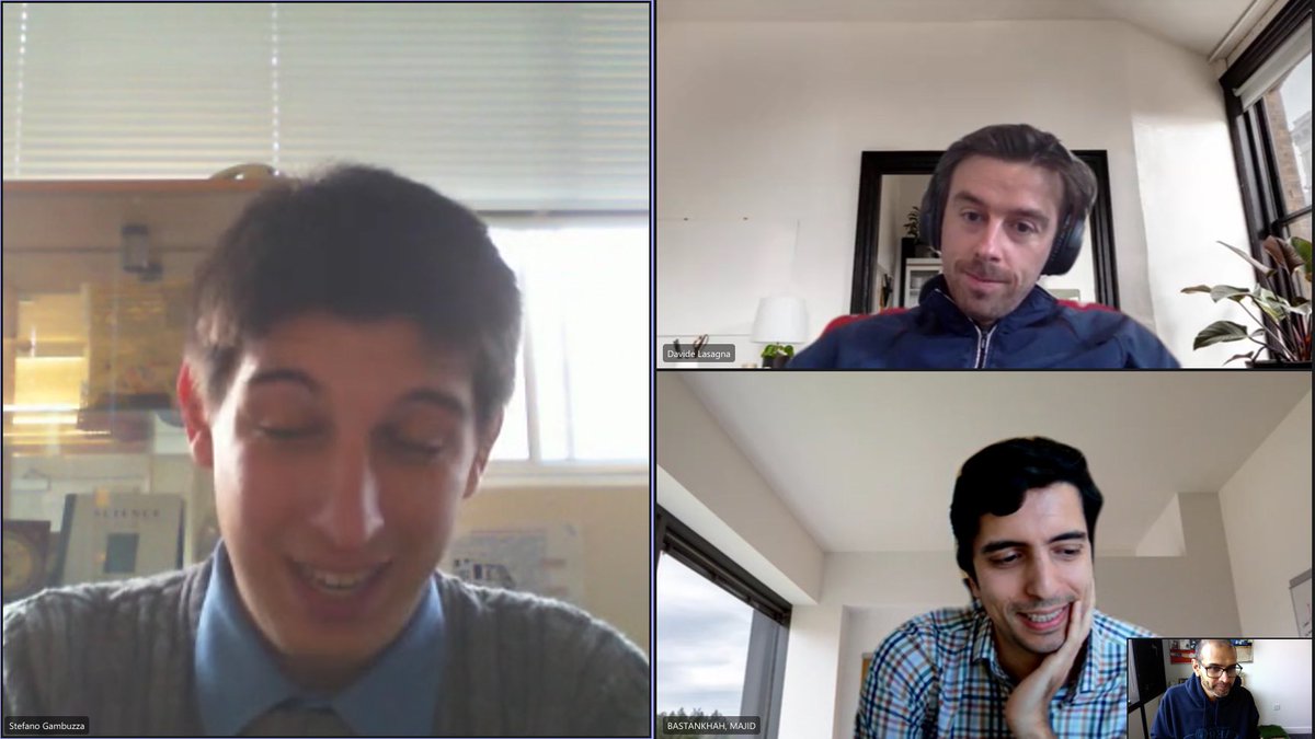 ⁦⁦Congratulations to ⁦<a href="/SteGambuzza/">Stefano Gambuzza</a> who completed his PhD viva today! His work examined the effects of turbulence on performance of lab-scale turbines. Thanks to Majid Bastankhah and Davide Lasagna for examining his thesis. ⁦He is the 24th PhD completion from the lab!