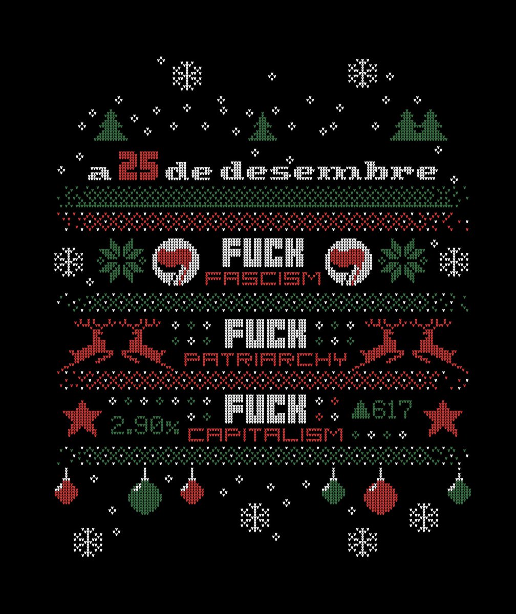 jordicalvis's tweet photo. Per si voleu descarregar-vos l’arxiu del fu***** christmas jumper ‘Fu** Fu** Fu**’, que vam perpetrar amb l’@annapasqual, per fer-ne el que sàviament vegeu convenient dins o fora de la legalitat, aquí us el deixem amb tot l’amor ❤️:

📎https://t.co/EyJilDtfjL https://t.co/UTcpyuJCEA