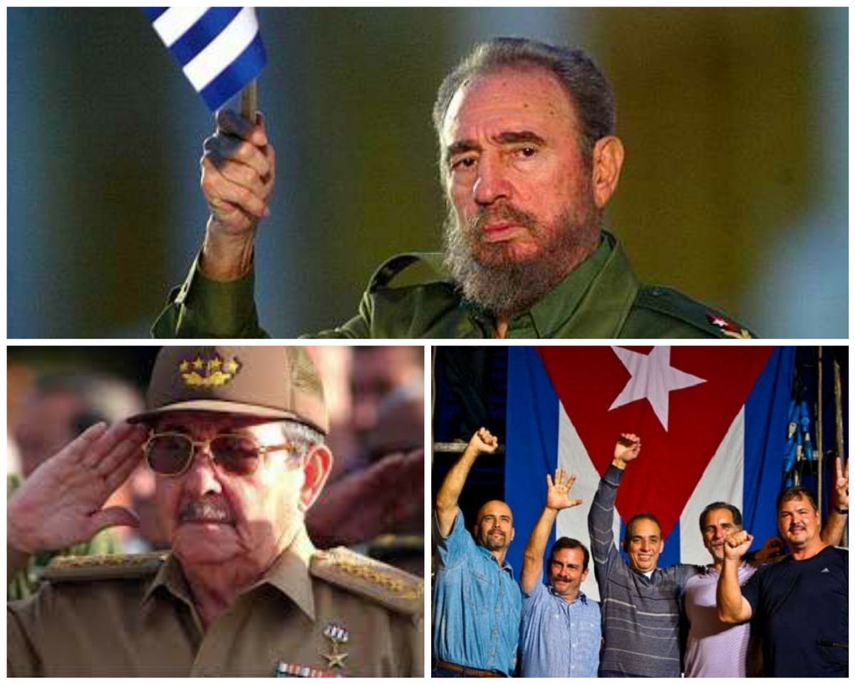 ArnerMarrero's tweet photo. #Fidel  prometió que nuestro 5 Héroes volverían y Raúl lo cumplió.#FidelPorSiempre #CubaVive #SomosContinuidad @PartidoPCC @DrRobertoMOjeda @YaninaDelaNuez3 @FelixDuarteOrte @op_salomon @YoelGomez70 https://t.co/DUaXk0BCVu