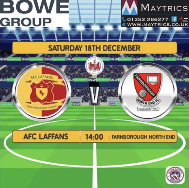 afc_laffans's tweet photo. Back at home for our final game of the year tomorrow. We take on @FNEFC at Ship Lane! Make sure you’re following us over on Instagram for Matchday Updates! #leaguegame #matchdaypreview https://t.co/iG4OwS9peM
