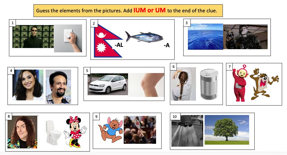 drbrazier's tweet image. Got hooked creating these after doing @Paul_SciTeach version.
#sciencequiz