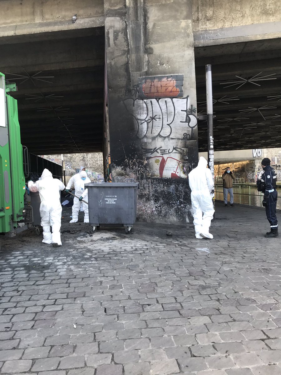 La Marie de Paris nettoie le camp à Pantin.., où sont allés les exilés ?