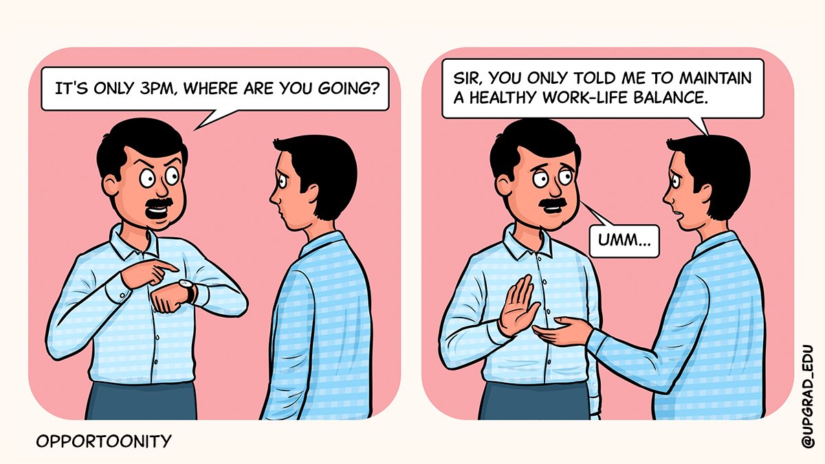 upGrad_edu's tweet photo. Who wouldn't want to obey such orders π€ͺ Share your similar stories in the comments below.
#Comics #WorkLifeBalance #Funny #FFwithupGrad https://t.co/Plf3mxi9mO