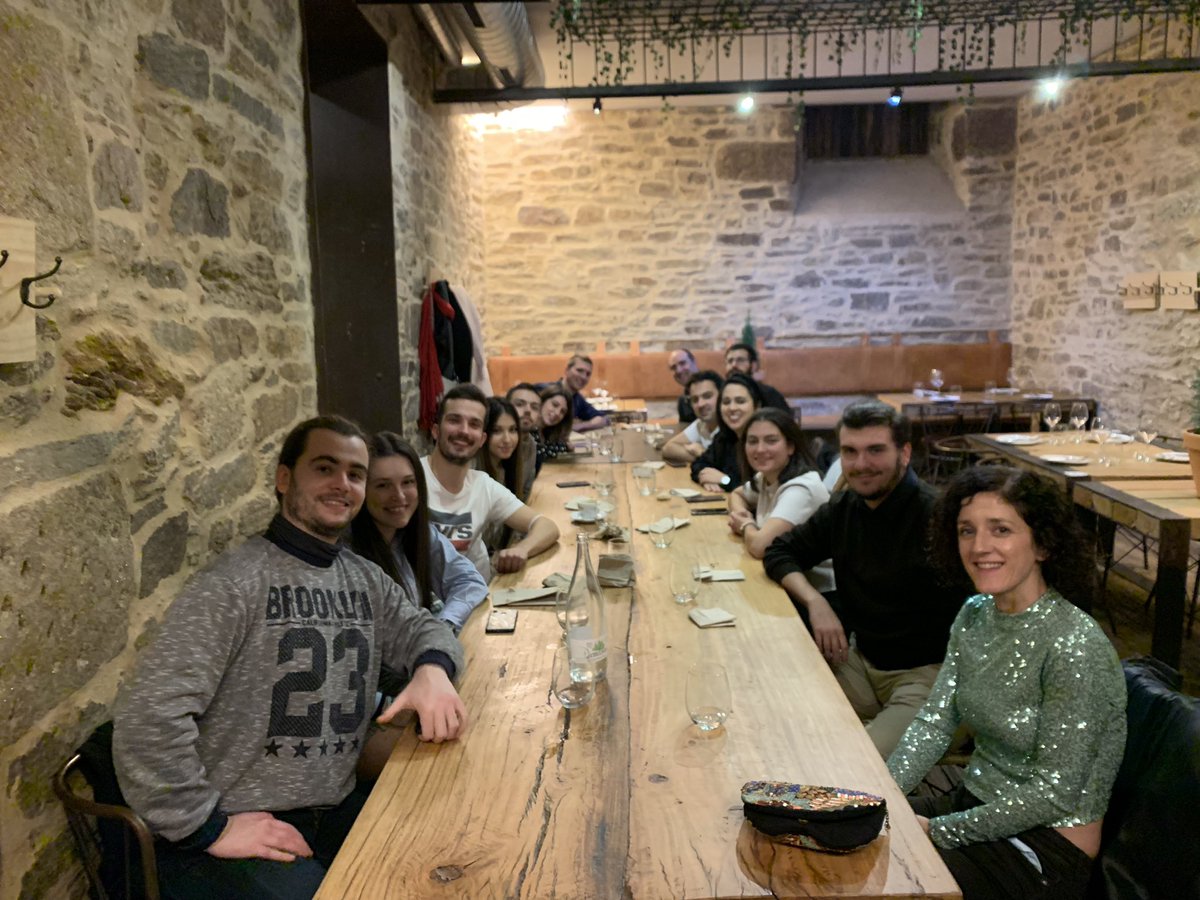 mfananasmastral's tweet photo. It was strange to have a whole restaurant just for us but we could finally enjoy a group dinner together. Wish you all a Merry Christmas! https://t.co/My30P8EgYz