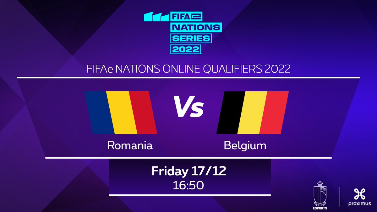 Ready for day two of the #FeNS 2022 Qualifiers? Cheer on our #eDevils in the first game of the day, against 🇷🇴 Romania 👀

📺🇧🇪🇫🇷: prx.ms/3m7beUk
🎙: <a href="/ArteekTV/">Guillaume "Arteek" Beeckman</a> &amp; <a href="/FUTwithApero/">Xavier Izzi</a>
 
📺🇧🇪🇳🇱: prx.ms/3dUeSMJ
🎙: <a href="/TreurRene/">Rene Treur</a> &amp; <a href="/soaresduarte20/">Bravelzinho 🕊❤️‍🩹🇨🇻🇵🇹🇨🇩</a> 

#ComeOnBelgium 🇧🇪