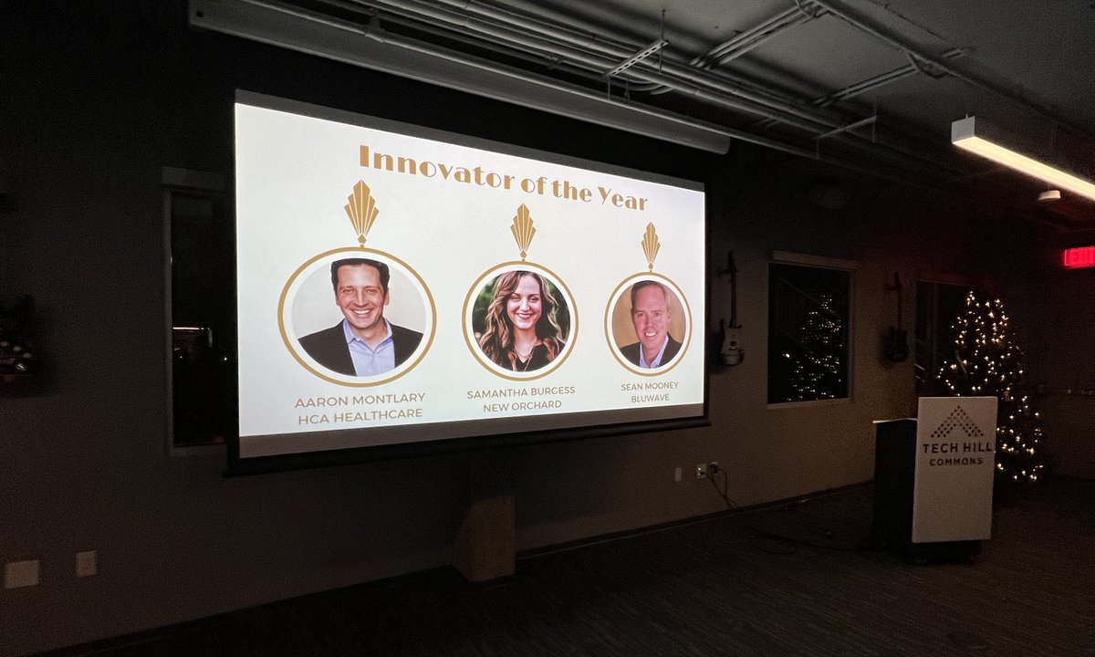 NewOrchardLLC's tweet photo. Our Director of Innovation, @Sam_Burgess14, has been chosen as a finalist for Innovator of the Year for the work she's done building our tools. Thanks @nashtechcouncil and job well done!

#startup #saas #innovation #finalist https://t.co/T7TpEFdrt3