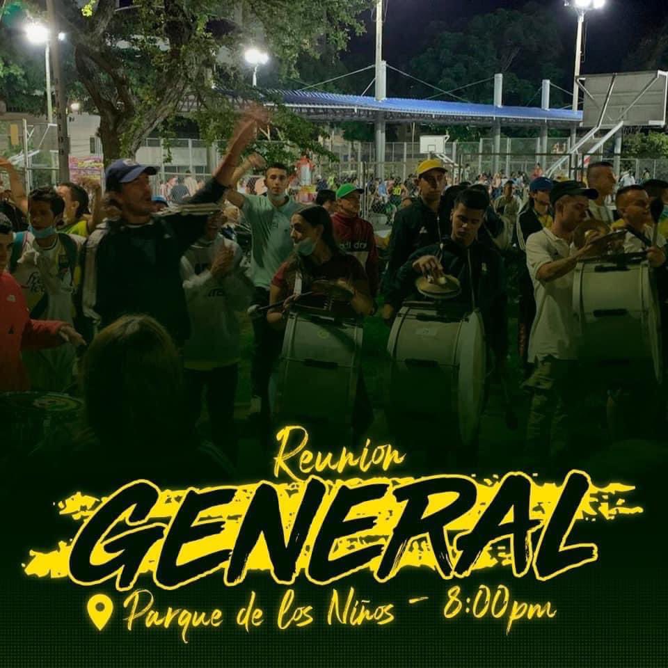 Hoy la última Reunión general del año, nos vemos todo el fortinero en el parque de los niños!