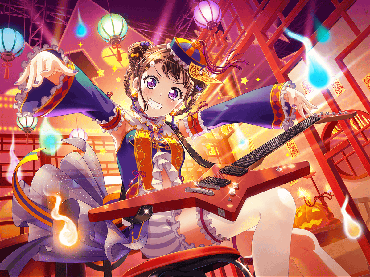 depressedchotd's tweet photo. The first Depressed Character of the day is Kasumi Toyama from Bang Dream! Girl's Band Party! https://t.co/EfjrgZAze2