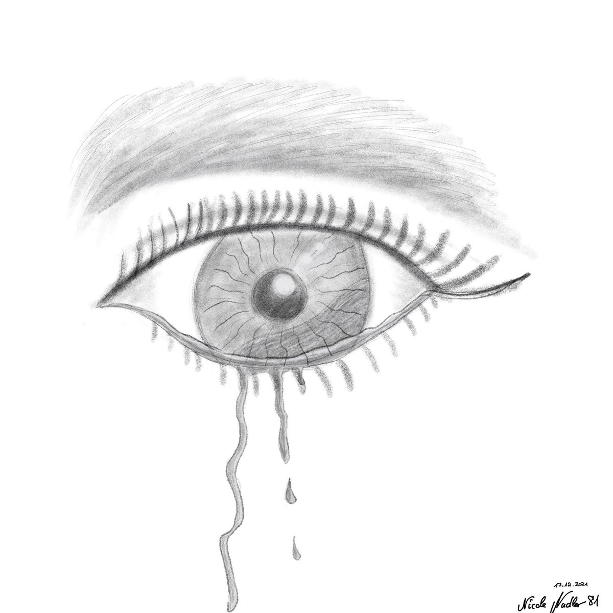 NicoleNadler81's tweet photo. This is what I’m doing when I can’t sleep.🤪
I’m drawing…
This time I created a crying eye.
#cryingeye #drawing #illustration #graphicdesigner https://t.co/jvjCKhR9k4