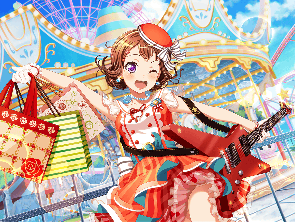 depressedchotd's tweet photo. The first Depressed Character of the day is Kasumi Toyama from Bang Dream! Girl's Band Party! https://t.co/EfjrgZAze2