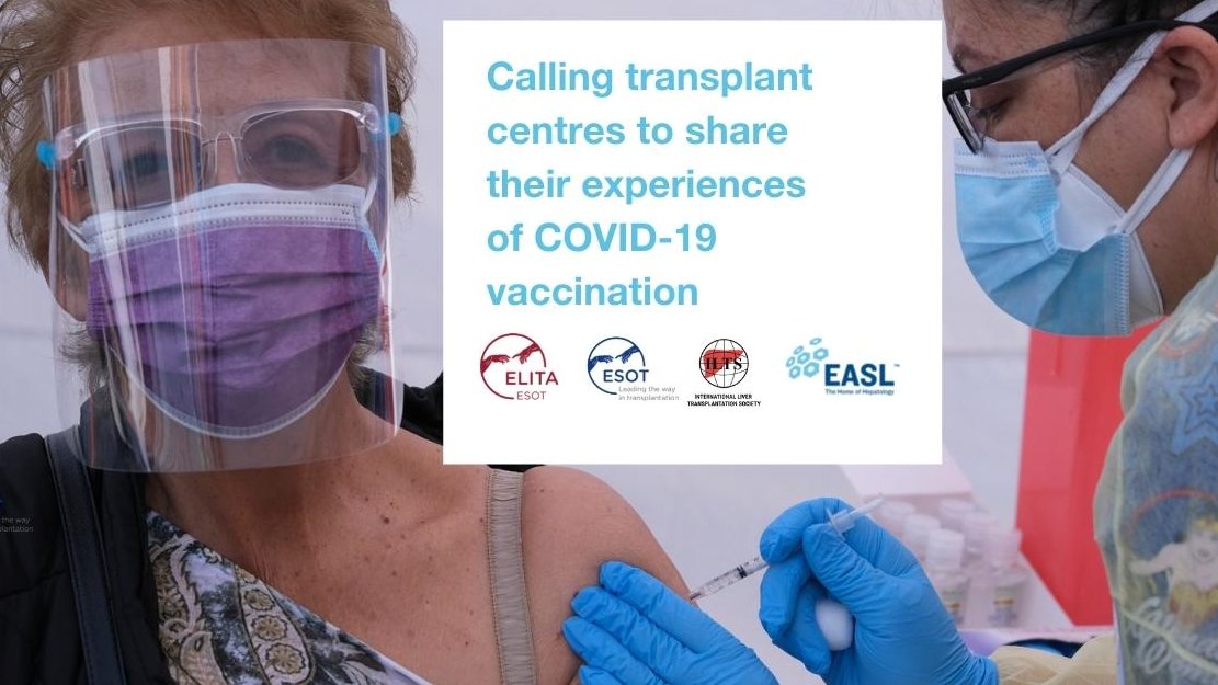 📢 #TransplantTwitter, have you taken the survey on #COVID19 #vaccination? 💉

🌐 Help us gain a global overview 

➡️ loom.ly/err_qbs

🤝 Joining forces with <a href="/EASLnews/">EASLnews</a> <a href="/ESOTtransplant/">ESOTtransplant</a> <a href="/ELITA_ELTR/">ELITA</a>