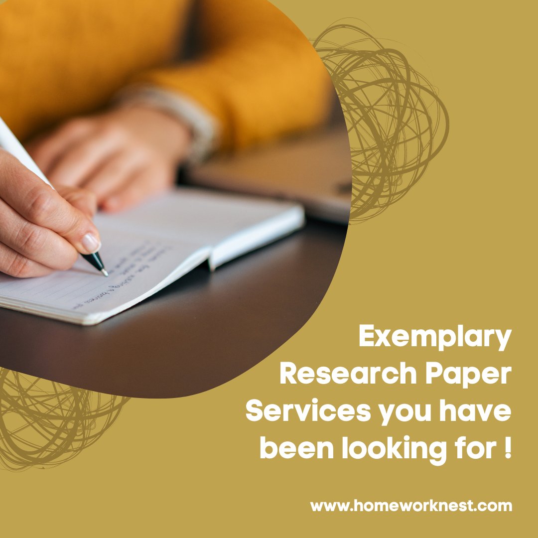 HomeworkNest's tweet image. Our experts will help you come up with a quality research paper on any level of academics, be it high school, undergraduate or postgraduate. 
Visit our website homeworknest.com to place an order.
#ResearchPaper #PaperWriting #HireaTutor  #Assignment #Thesis #ReportWriting