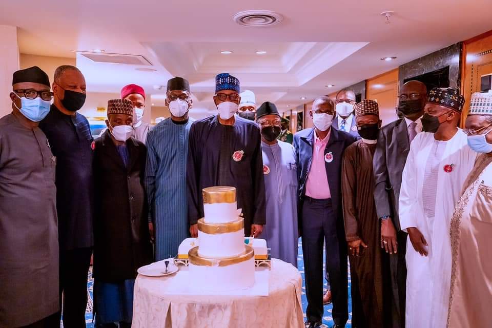 HotnewsN's tweet photo. PHOTOS: Buhari Celebrates 79th Birthday In Turkey

The President, Major General Muhammadu Buhari (retd) on Friday celebrated his 79th birthday in Istanbul, Turkey.

Buhari is in Istanbul to participate in the Turkey-Africa Partnership Summit. 

Credit: Facebook| Buhari https://t.co/j2eN3JAyfz