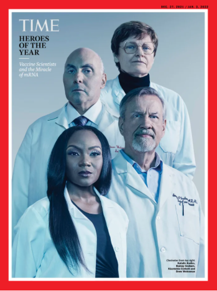 Marietajurgal's tweet photo. The scientists behind the Covid-19 vaccines are the heroes of 2021 for @TIME. They’re for me too. I’m really proud to be part of a company that helped to the race against the virus @Merckgroup. #Science deserves this recognition! https://t.co/h23vOo1e0O