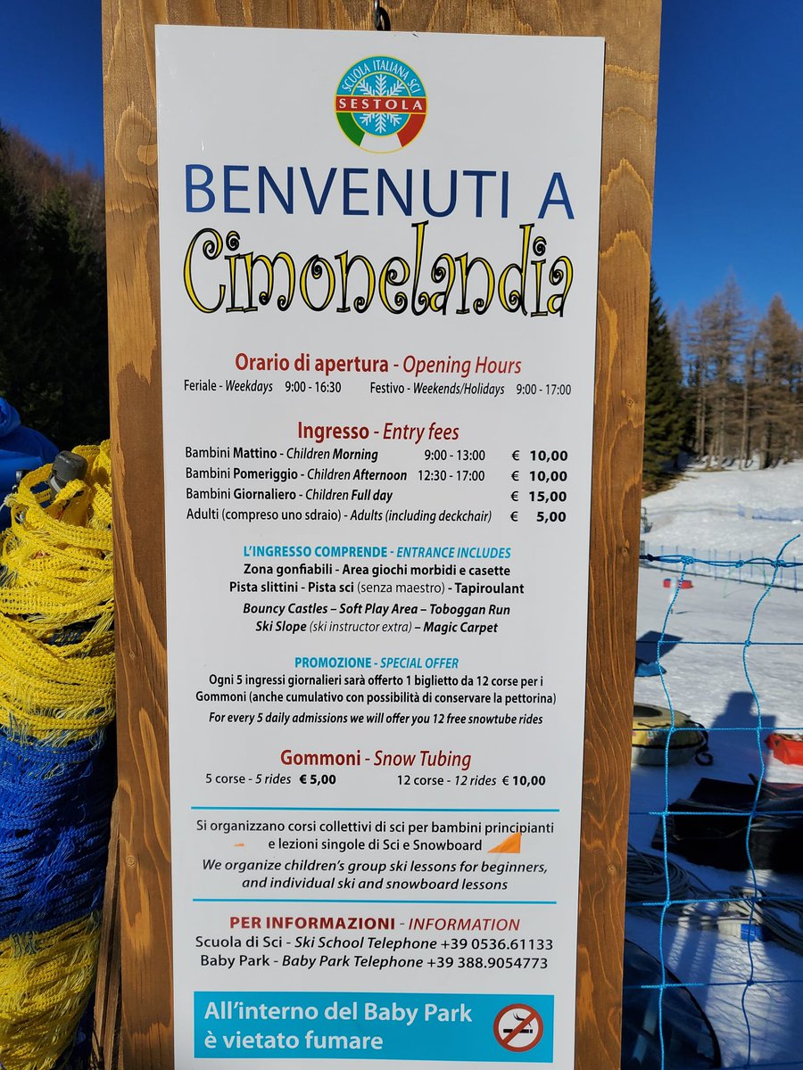 HotelTirolo's tweet photo. Domani, 18 Dicembre, apre il Baby Park al #LagoDellaNinfa, ai piedi del #Cimone! 

Una bellissima realtà per le famiglie con bambini che vogliono venire a trascorrere la loro vacanza in #Appennino!

Complimenti alla Scuola Sci #Sestola!

#HotelTiroloSestola 
@turismoER https://t.co/sRLBMhnUTa