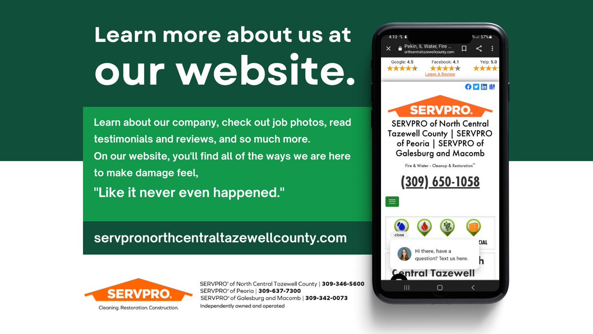 bddy.me/3q9kB7j 
#servpro #cleaning #restoration #centralillinois #likeitneverevenhappened
