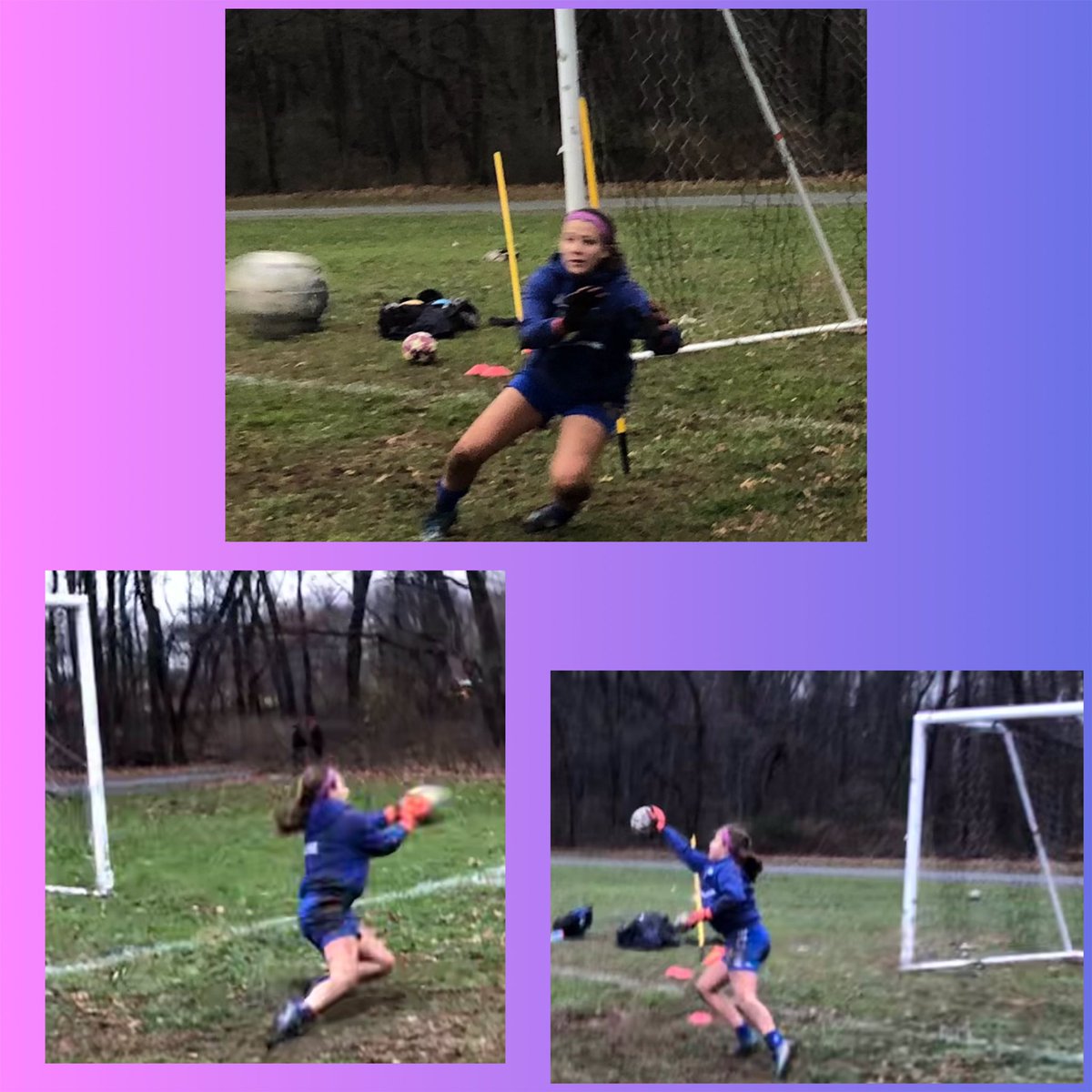 Great ⚽️👐🥅with young talented goalkeeper!! #soccer #goalkeeper #cuddysoccer #soccergirls #womensgoalkeeper #girlssoccer #girlsgoalkeepers #youthsoccer #goalkeepertraining #goalkeeperpractice