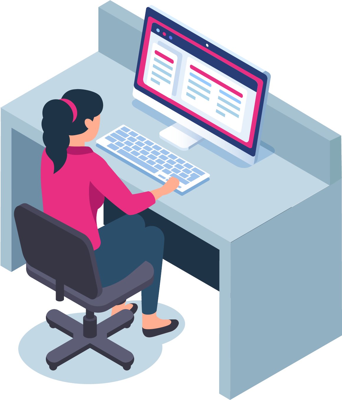 Computer Operator Clipart