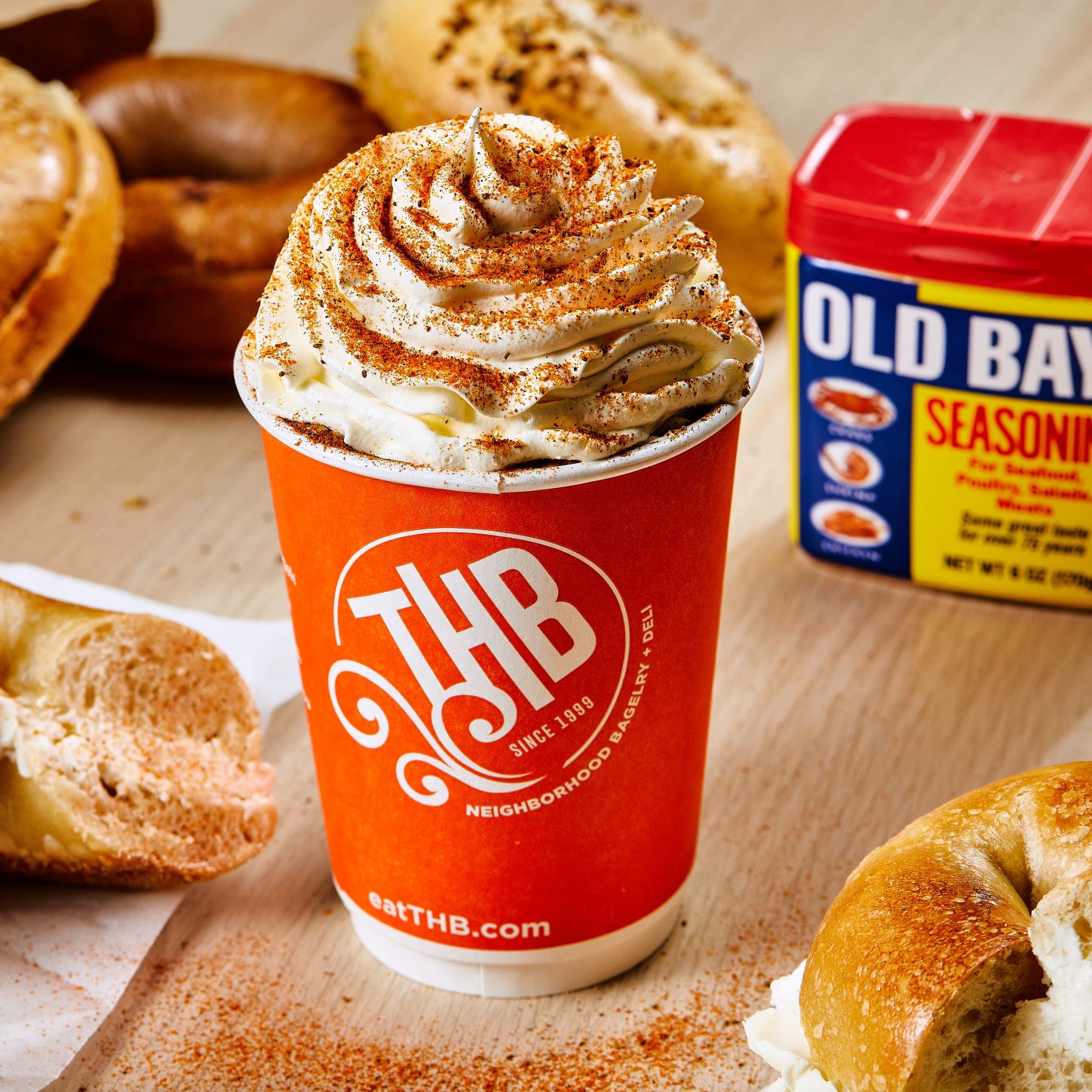 OLD BAY on Twitter "OLD BAY Hot Chocolate pairs perfectly with a bagel
