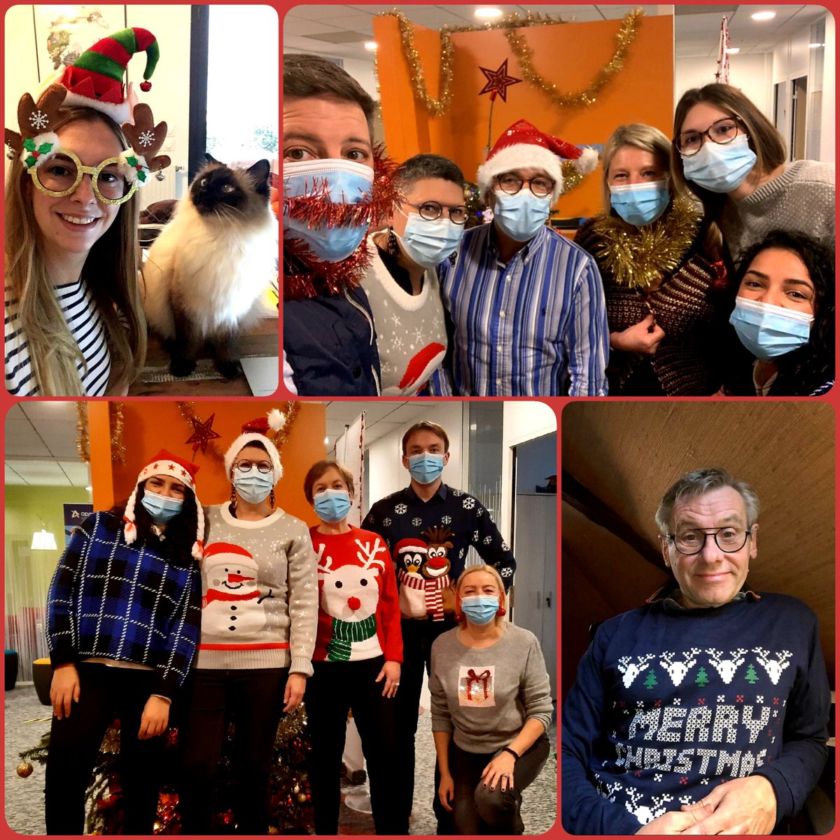 ApecNormandie's tweet photo. ✅ Journée internationale du #PullDeNoel : les photos d’une partie de l’équipe de l’ @ApecNormandie ! 😉

👉 Nous vous souhaitons un peu en avance de joyeuses fêtes de fin d’année ! 🎄🎅 https://t.co/P7CDcZWiz9