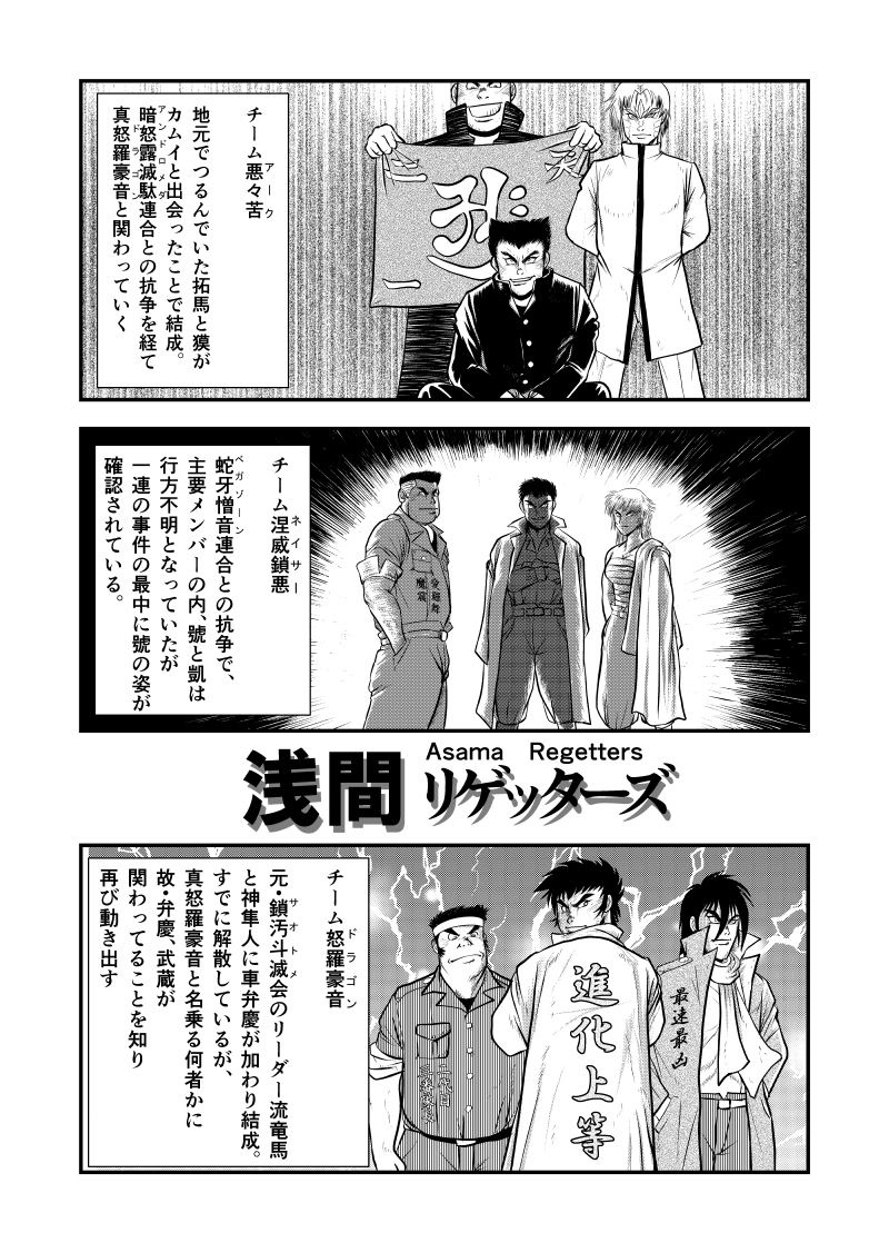 ゲッターロボコラボカフェだそうで。いいですねえ、いろいろ盛り上がって新作とか無いですかねえ。というわけで人気作に便乗したダメな例。(すみません。東京リベンジャーズ読んだことありません)#ゲッターロボ #ゲッターロボ號 #ゲッターロボアーク