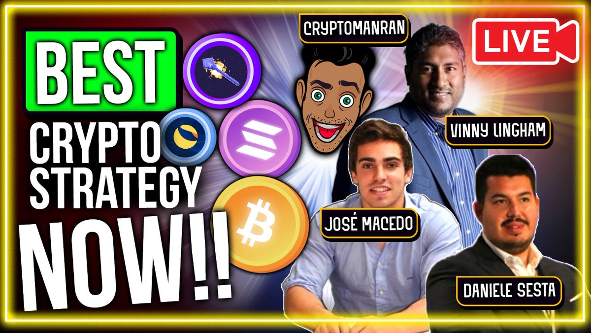 cryptomanran's tweet photo. WE ARE LIVE here: https://t.co/r4rrOcRwvt

BIGGEST and LAST show of the year!!! 

@danielesesta
@ZeMariaMacedo
@VinnyLingham

LIKE &amp; RETWEET now!! https://t.co/8cLrTz35oy