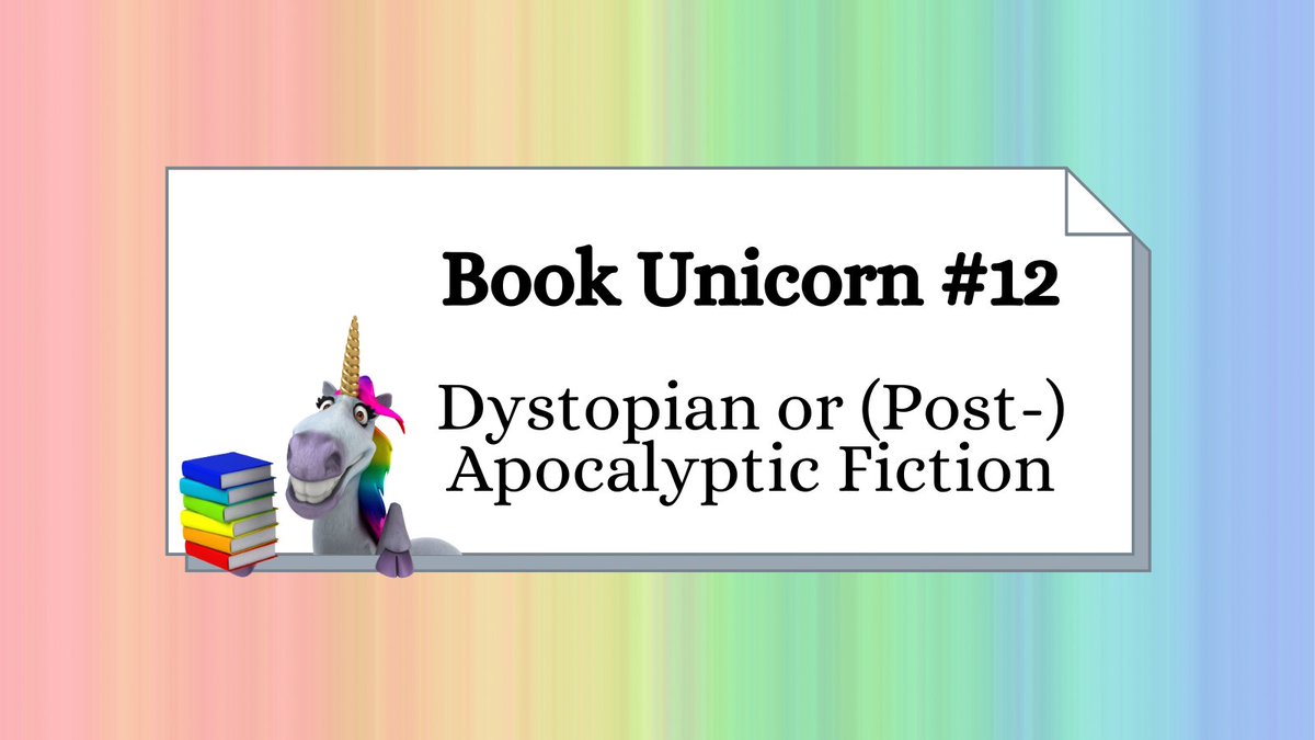 I proudly present: The last unicorn...or rather the last Book Unicorn post of the #SapphicReadingChallenge

It features dystopian, apocalyptic &amp; post-apocalyptic fiction with #sapphic main characters. 

Check out the 15 recommended books on my blog: 
jae-fiction.com/sapphic-dystop…