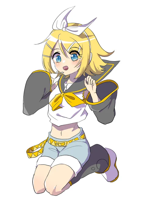 むちゃくそ適当なアニメ塗りリンちゃん 
