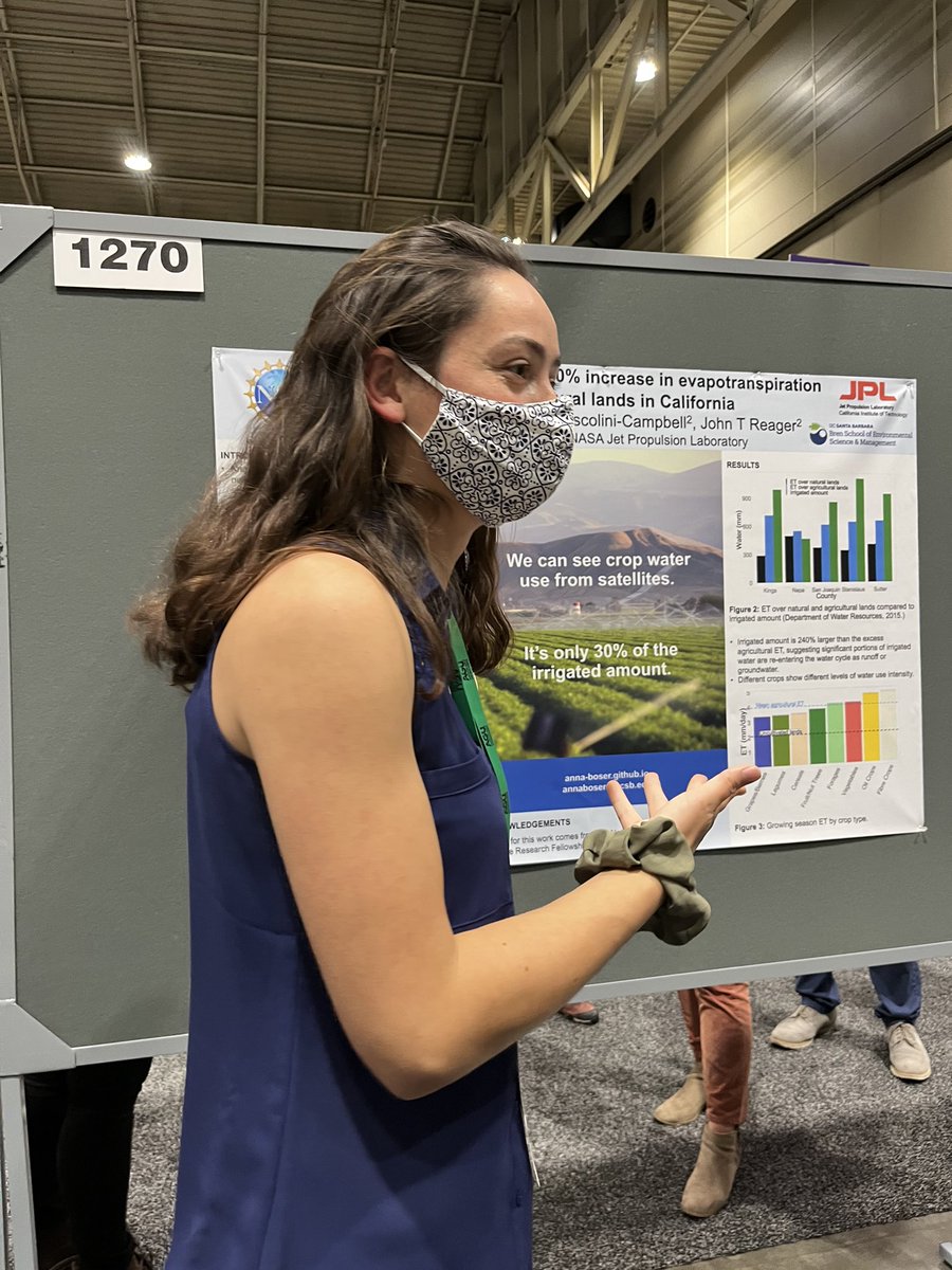 BoserAnna's tweet photo. Successfully presented my first in person poster 🎉 check it out here:  https://t.co/JkRkDdcU46 #AGU21 https://t.co/zajCiwkRX9