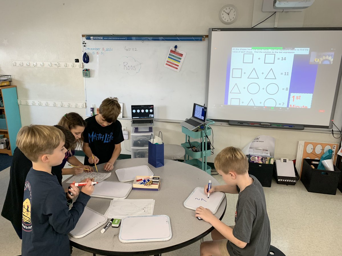 thomp6j's tweet photo. 3rd grade math bowlers were fierce competitors Thursday! Not only fast and accurate but practiced amazing teamwork!  @HCTM_Math   #Mathbowl https://t.co/jPjGdYU574