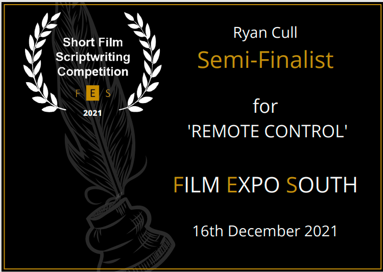 ryan_cull's tweet photo. Very excited to be going through to the semi-finals of the @filmexposouth short film script competition! Another Festivus miracle!  #writing #shortfilms #festivus https://t.co/9G4FN3BWEN