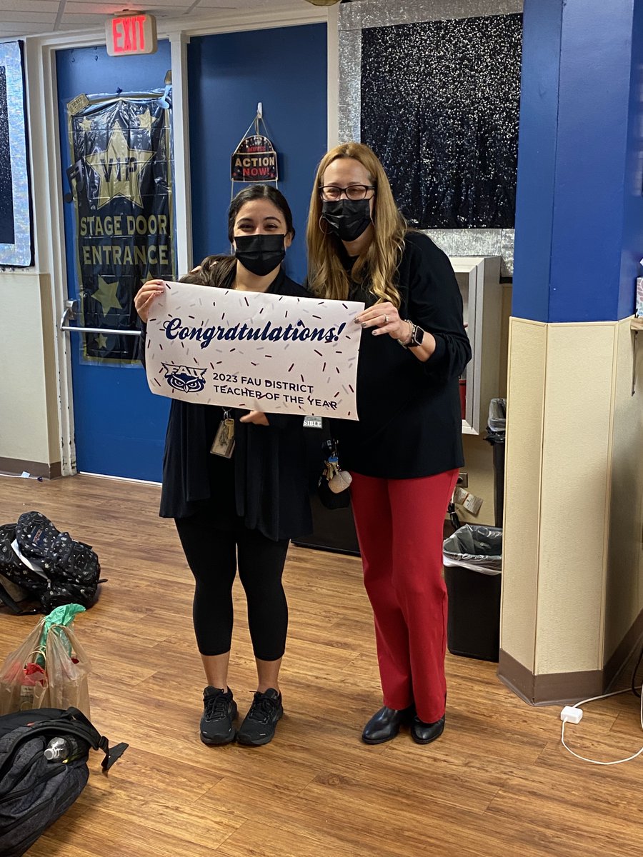 Yesterday afternoon, <a href="/bees_sherry/">Sherry Bees</a>  had the distinct honor of presenting Mrs. Evelyn Richardson &amp; Mrs. <a href="/RheaFrancani/">Rhea Francani</a>  with the 2022 Employee of the Year and 2023 Teacher of the Year awards! We are so proud of them and their continued selflessness for all our Owls