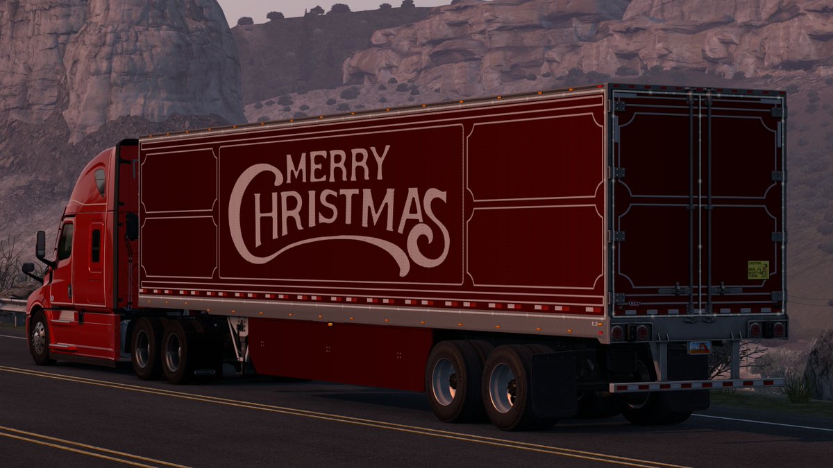 TheFoxOnTheBox's tweet photo. Today we've been busy delivering Christmas gifts. 🎅

#XmasToysOfYesteryear #BestCommunityEver #ATS #AmericanTruckSimulator https://t.co/SJaRXttiGp