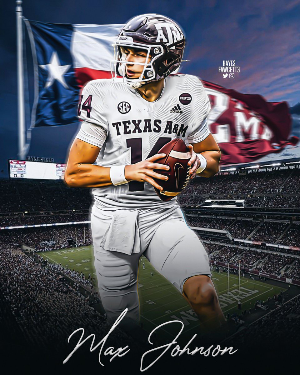 Thankful! Let’s go!  @AggieFootball  @Hayesfawcett3 #GigEm #12thMan