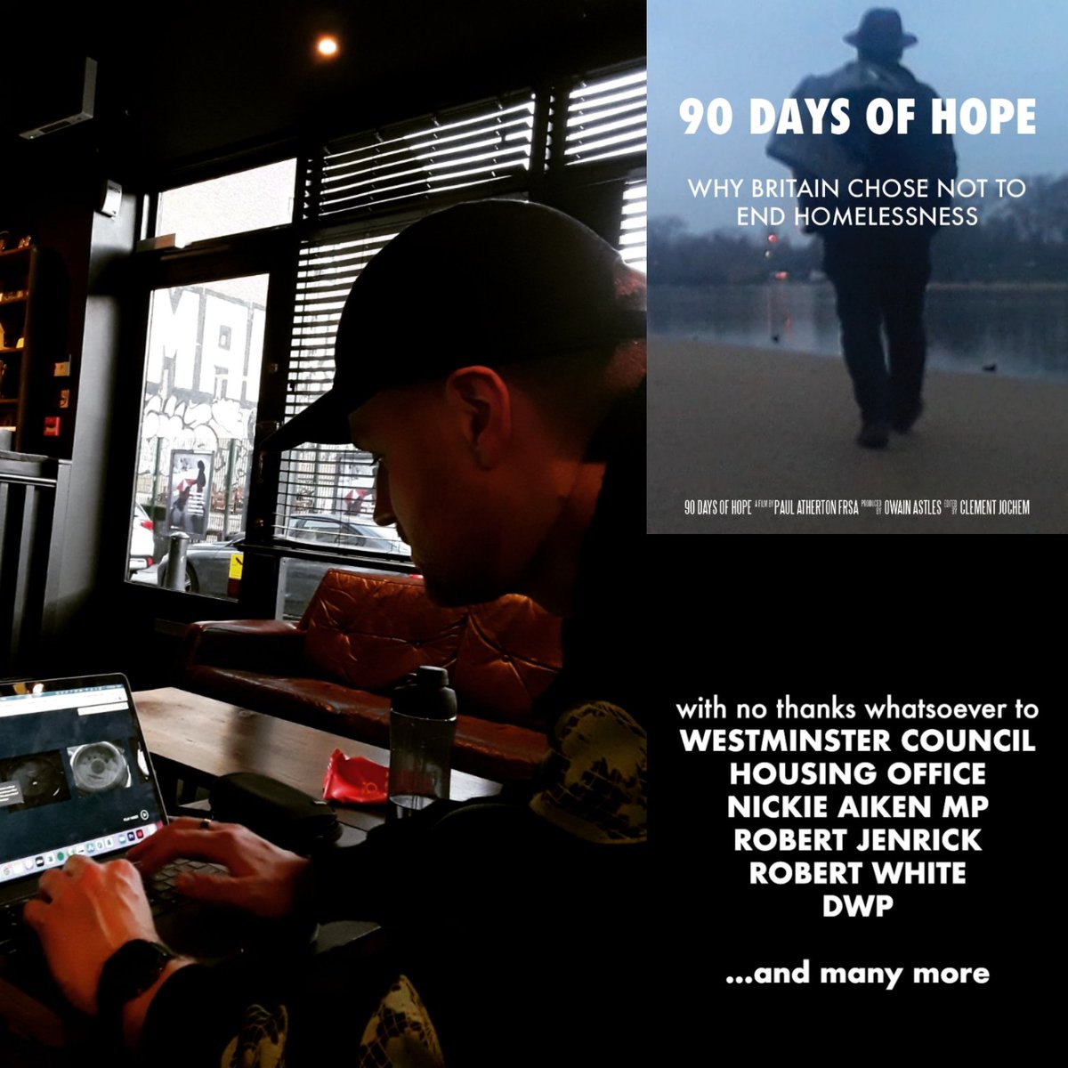LondonersLondon's tweet photo. My #Daily #Exercise to @closeupcentre to meet @owainastles for next phase of our documentary #90DaysOfHope: Why Britain Chose NOT To End Homelessness. Listen in to @kaitborsay on @timesradio 23:35 tonight (Friday) to learn more. https://t.co/BQ1FOCLW70 #LetsGuide #UniquelyLondon https://t.co/9n9xLlCNkb