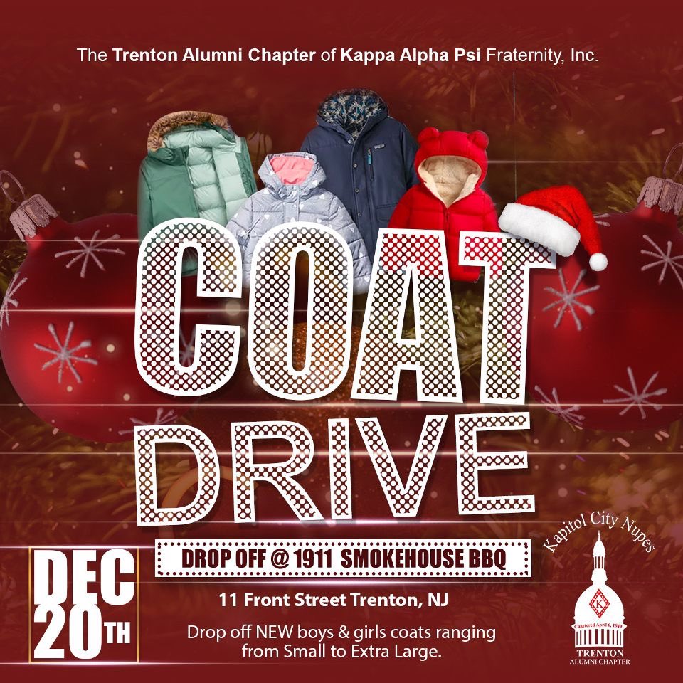 Thank you in advance for your much needed new coat donation that will benefit area youth. #coatdrive #kappaalphapsi