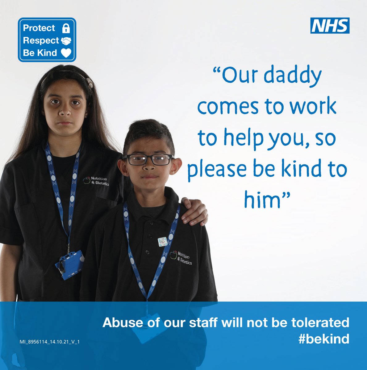 BlackCountryICS's tweet photo. Dealing with people who are abusive or aggressive towards our staff and our patients, takes us away from caring for you.
Let’s #BeKind and support our wonderful NHS workforce💙
#BCWB https://t.co/zezNwEMgFR