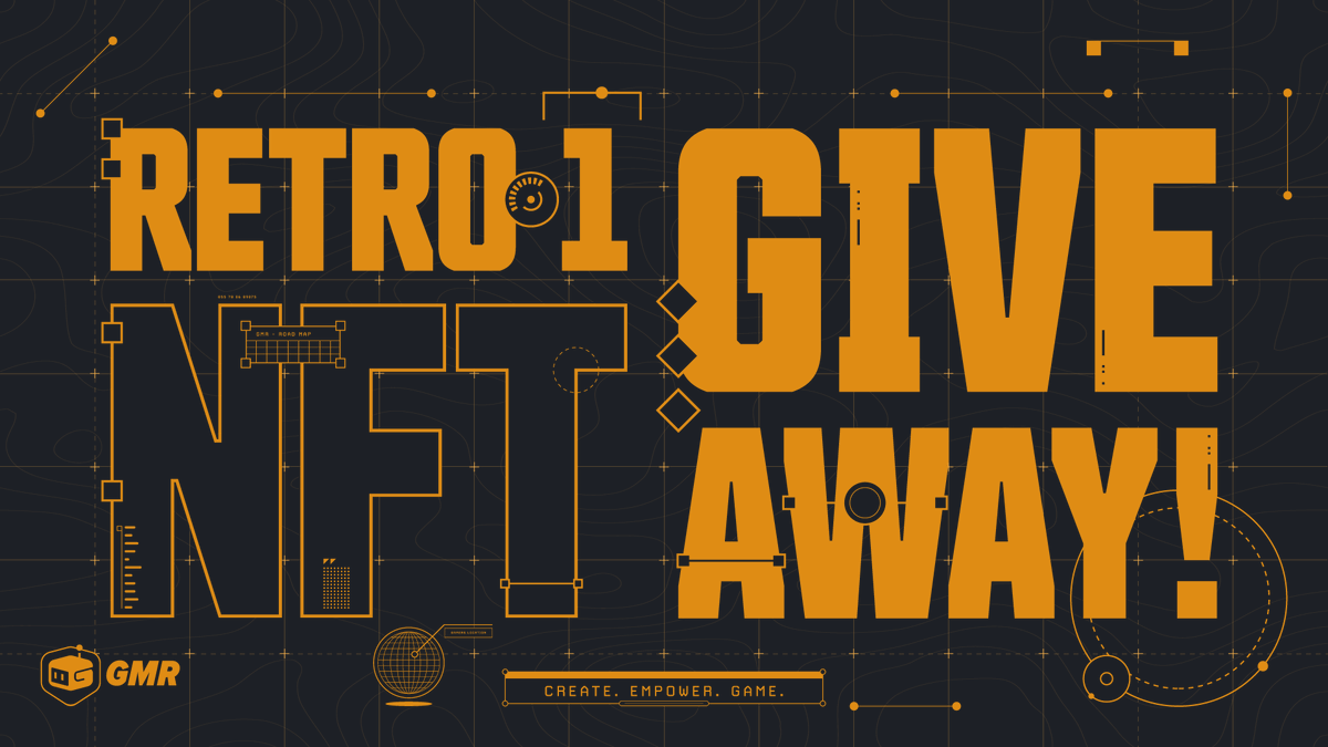GMR RETRO 1 NFT GIVEAWAY 🚨 

🔁 Retweet
🌟 Follow <a href="/GMRCenter/">GMR</a>
🗯 Reply #FestivalOfGaming
👉 Sign up at gmr.site/join

Enter here 👇 Entries close 12/24 at 11:59pm ET
gmr.site/fog

#CreateEmpowerGame | #BSC | #Giveaway