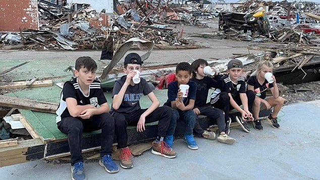 kelleighbannen's tweet photo. Futbol is life!! Meet Coach “Chili” whose youth soccer facility was completely destroyed in the devastating Mayfield, KY tornados last week. https://t.co/2eGWKiCEkg